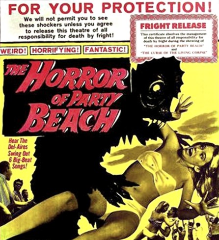 party beach poster